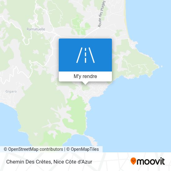 Chemin Des Crêtes plan