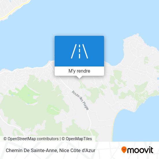 Chemin De Sainte-Anne plan