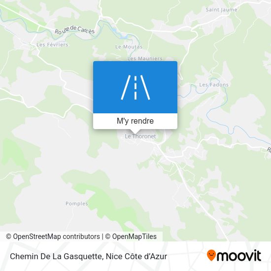 Chemin De La Gasquette plan