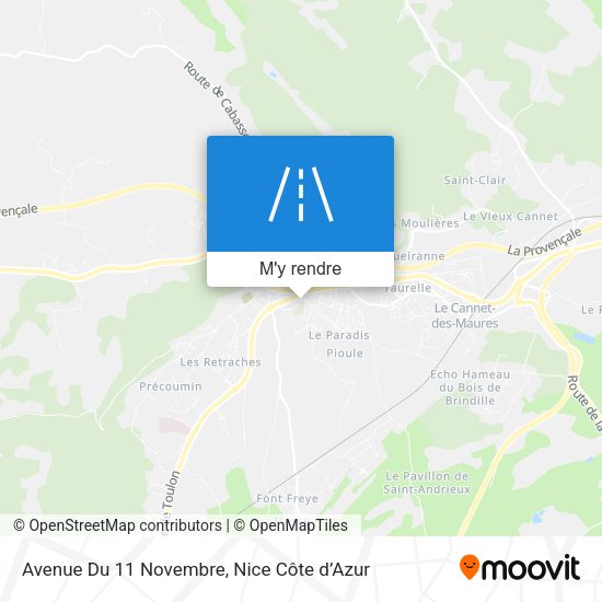 Avenue Du 11 Novembre plan