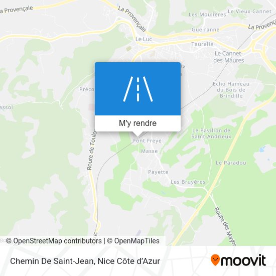 Chemin De Saint-Jean plan