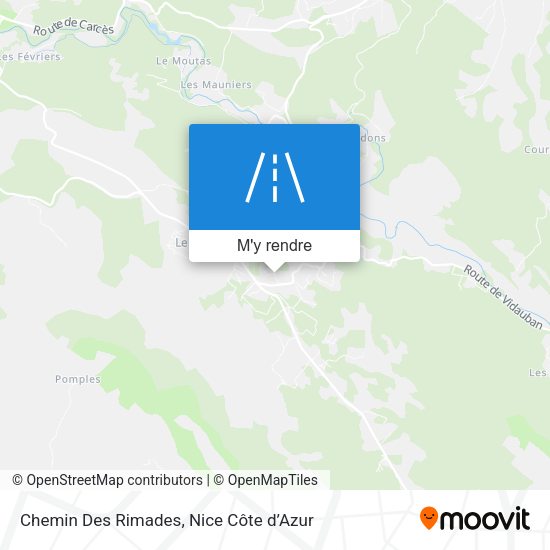 Chemin Des Rimades plan