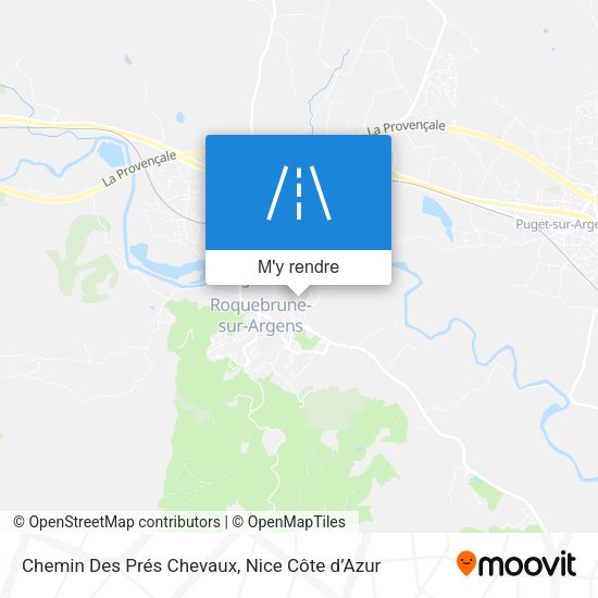 Chemin Des Prés Chevaux plan