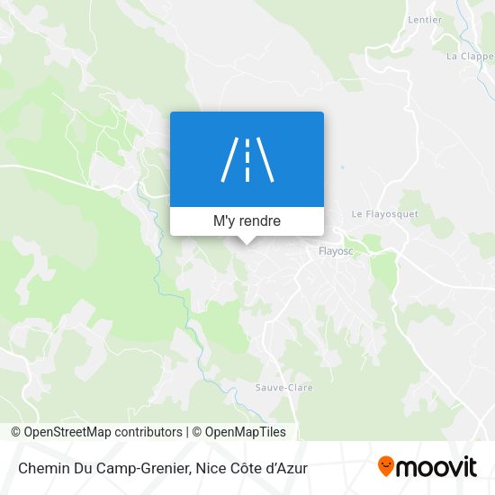 Chemin Du Camp-Grenier plan