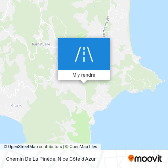 Chemin De La Pinède plan