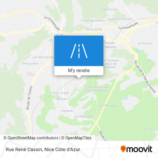 Rue René Cassin plan