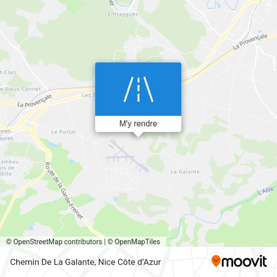 Chemin De La Galante plan