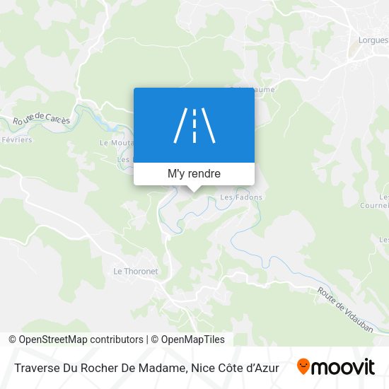 Traverse Du Rocher De Madame plan
