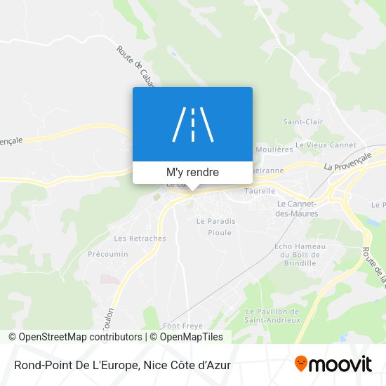 Rond-Point De L'Europe plan