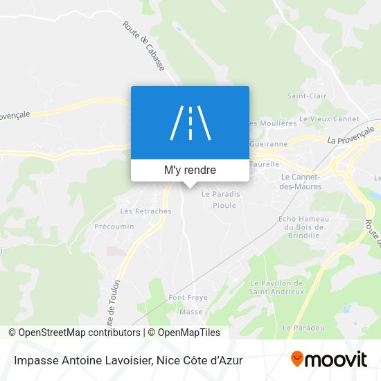 Impasse Antoine Lavoisier plan