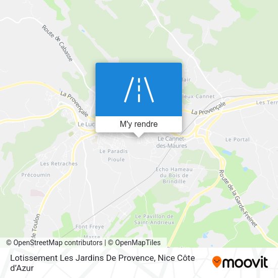 Lotissement Les Jardins De Provence plan
