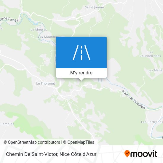 Chemin De Saint-Victor plan