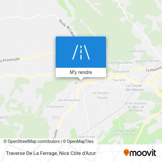 Traverse De La Ferrage plan