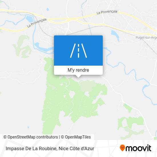 Impasse De La Roubine plan