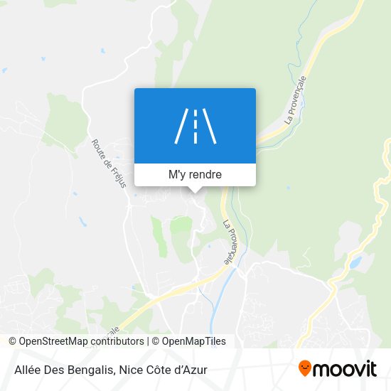 Allée Des Bengalis plan