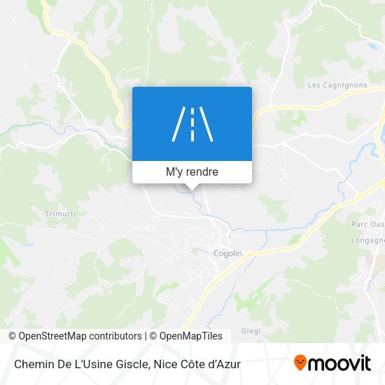 Chemin De L'Usine Giscle plan