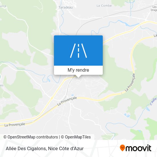 Allée Des Cigalons plan