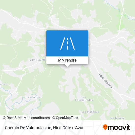 Chemin De Valmouissine plan