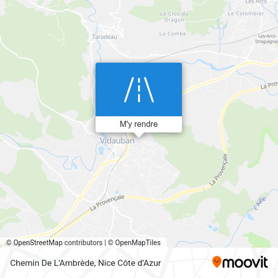 Chemin De L'Ambrède plan