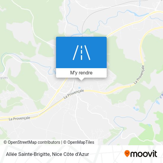 Allée Sainte-Brigitte plan