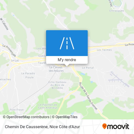 Chemin De Causserène plan