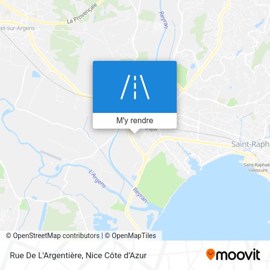 Rue De L'Argentière plan