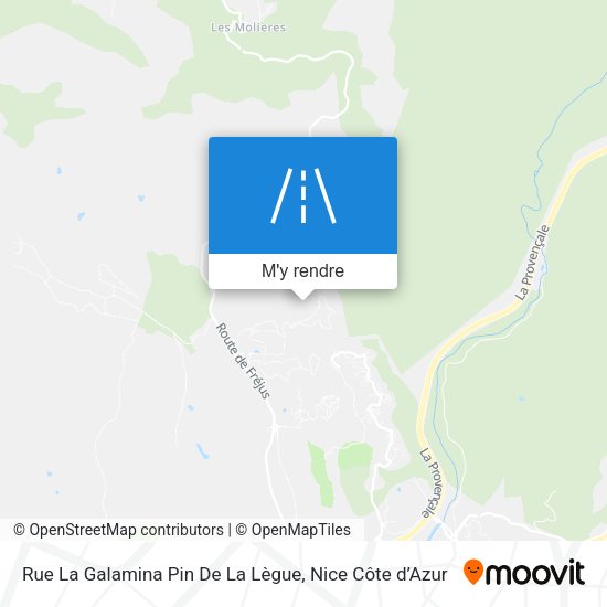 Rue La Galamina Pin De La Lègue plan