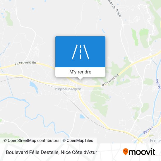 Boulevard Félis Destelle plan