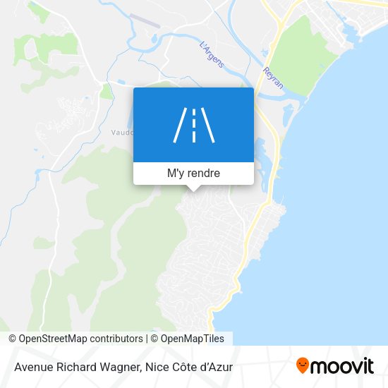 Avenue Richard Wagner plan
