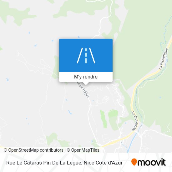 Rue Le Cataras Pin De La Lègue plan