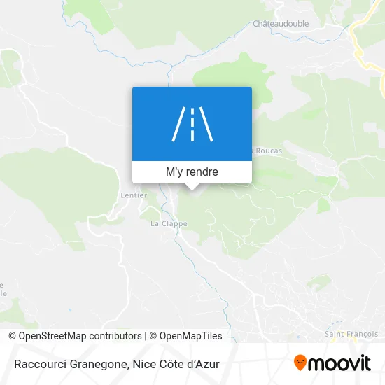 Raccourci Granegone plan