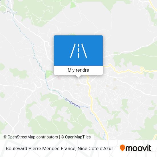 Boulevard Pierre Mendes France plan