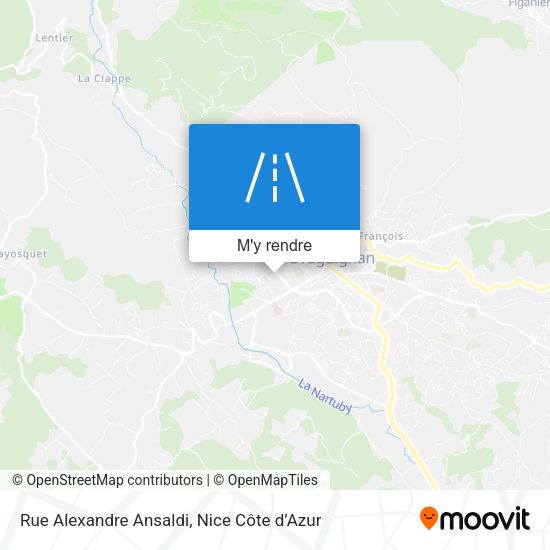 Rue Alexandre Ansaldi plan
