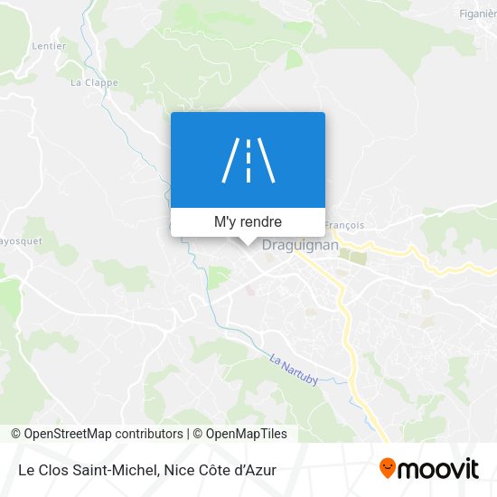 Le Clos Saint-Michel plan