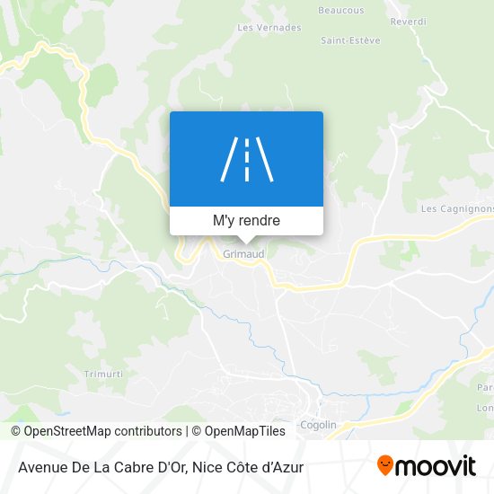 Avenue De La Cabre D'Or plan