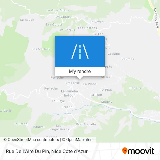 Rue De L'Aire Du Pin plan