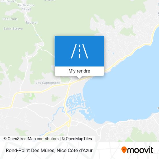 Rond-Point Des Mûres plan