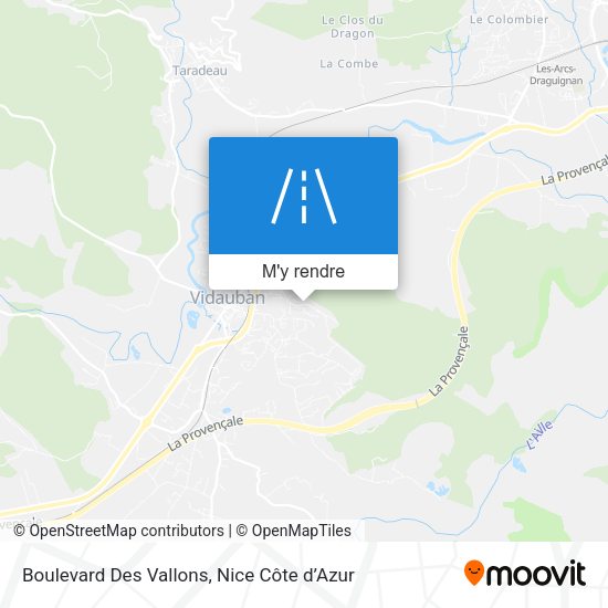Boulevard Des Vallons plan