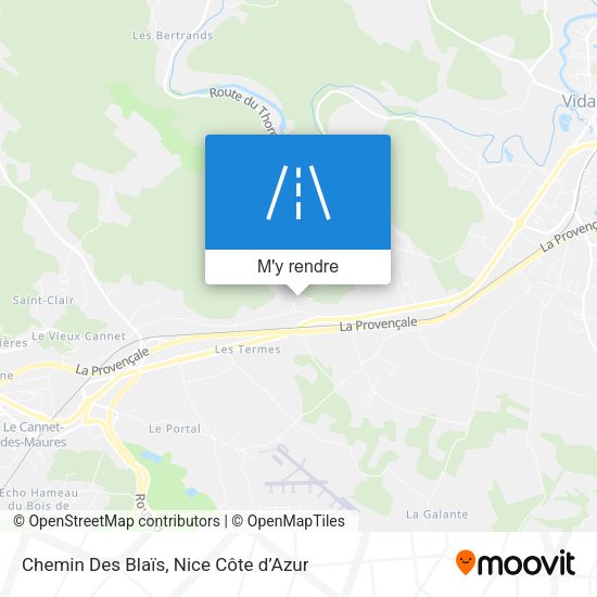 Chemin Des Blaïs plan