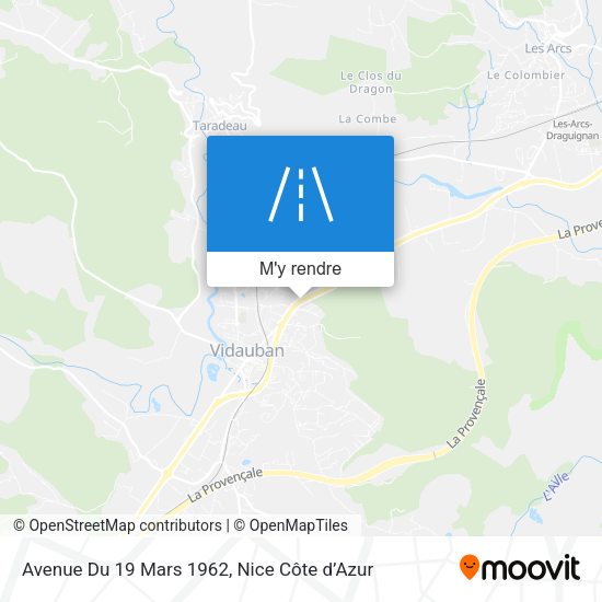 Avenue Du 19 Mars 1962 plan