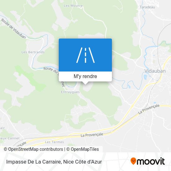 Impasse De La Carraire plan