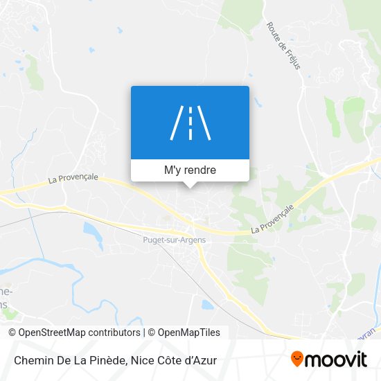 Chemin De La Pinède plan