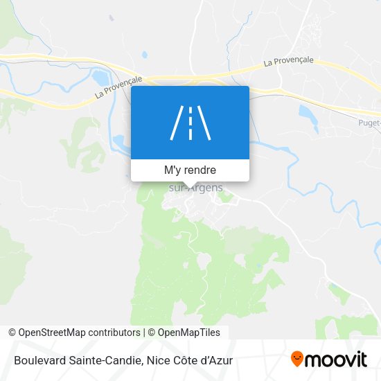 Boulevard Sainte-Candie plan