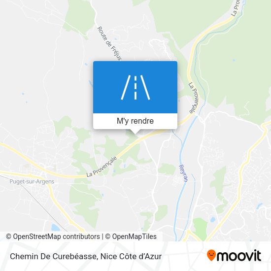 Chemin De Curebéasse plan