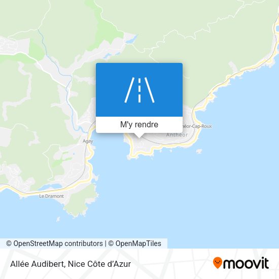Allée Audibert plan