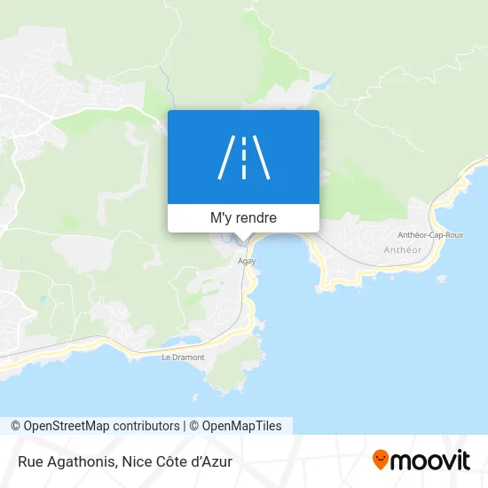 Rue Agathonis plan