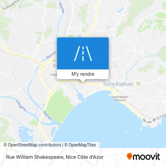 Rue William Shakespeare plan