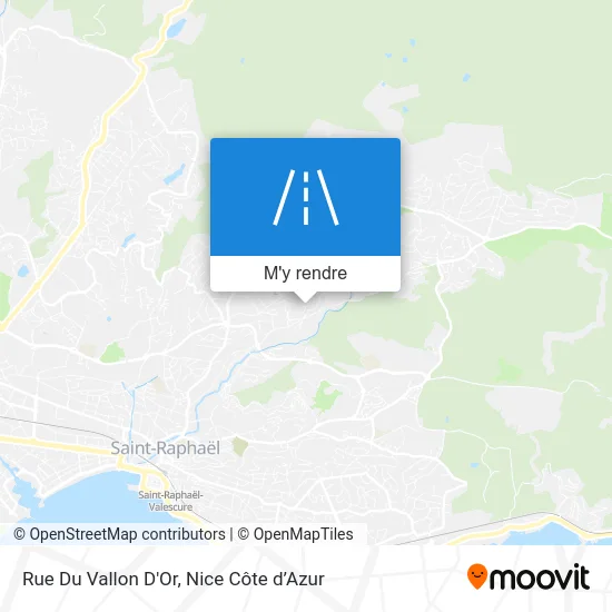 Rue Du Vallon D'Or plan