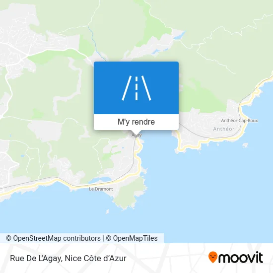 Rue De L'Agay plan