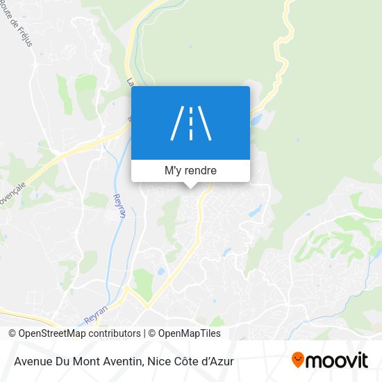 Avenue Du Mont Aventin plan